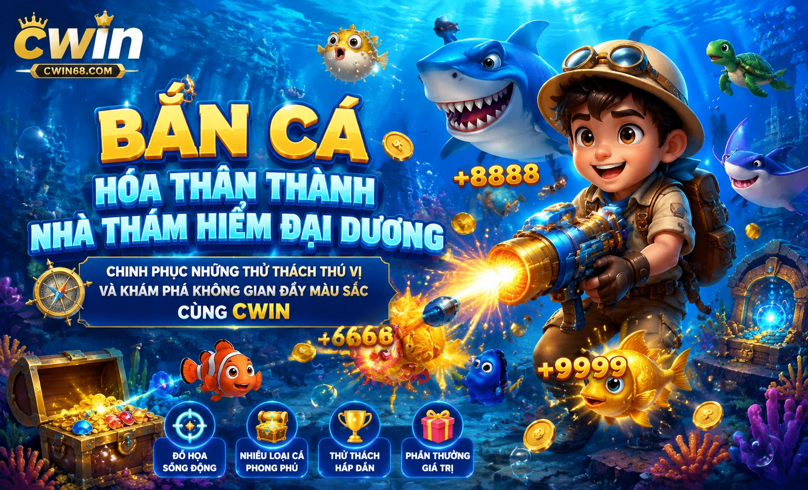 Bắn Cá phòng chơi