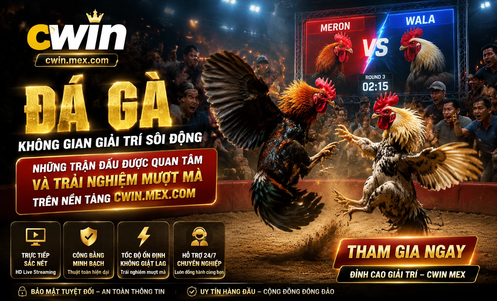 Phòng live Đá Gà CWIN 2
