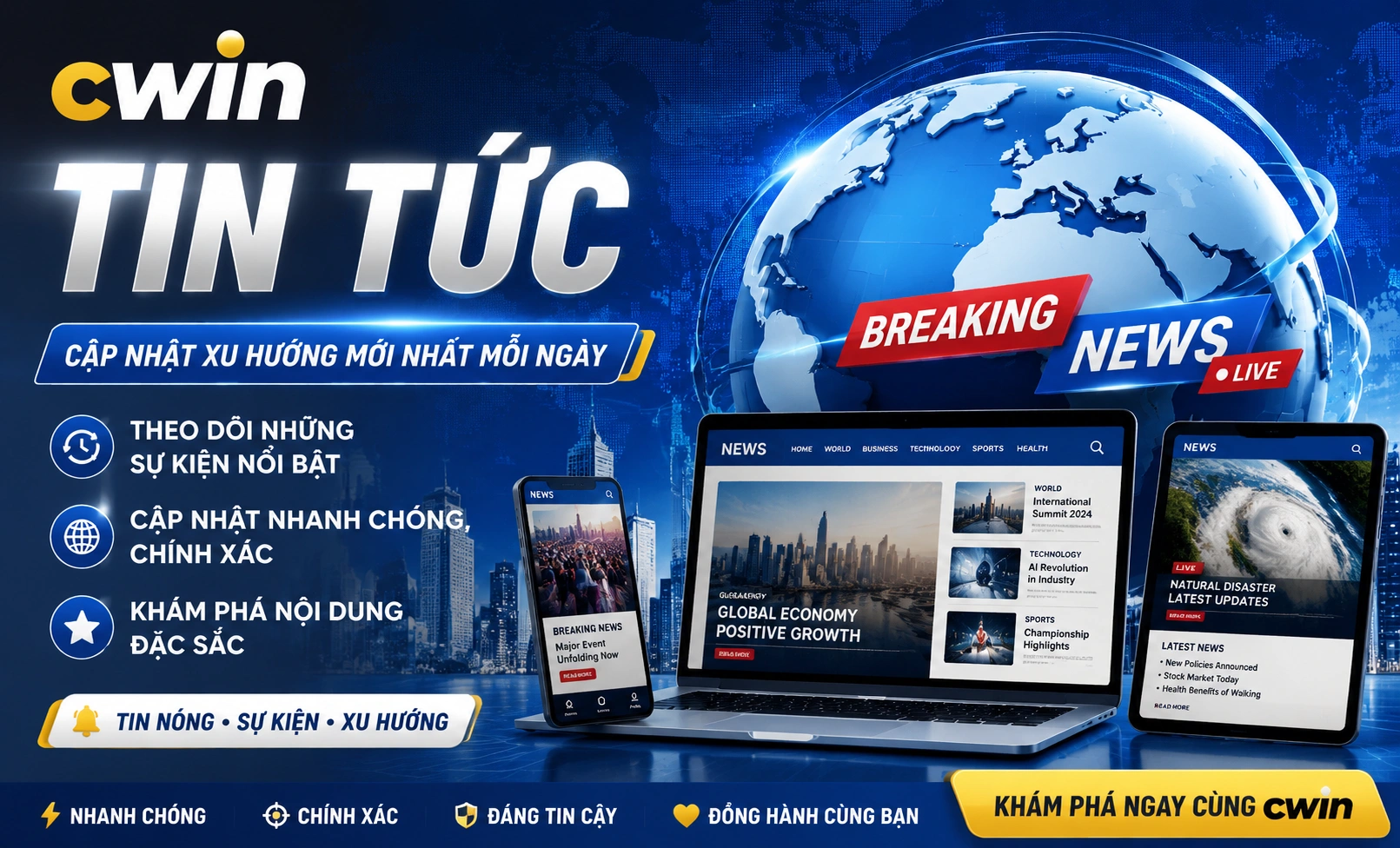Tin nổi bật CWIN